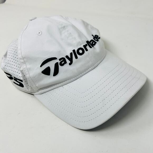 TaylorMade Stealth 2 Adjustable Hat Cap White Golf Sport Casual - Picture 2 of 4